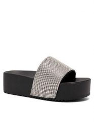 Clara Barson Klapki MALAIKA WS010801-01 Czarny. Czarne klapki damskie Clara Barson, bez wzorów, z syntetyku, bez obcasa. Za 49.99 zł.