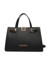 LOVE MOSCHINO Torebka JC4126PP1OLM0000 Czarny. Czarne torebki do ręki damskie Love Moschino, bez wzorów, ze skóry, bez dodatków. Za 1,009.00 zł.