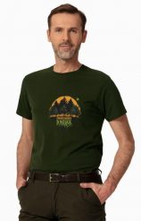 T-shirt myśliwski męski Tagart Forester z nadrukiem. Zielone t-shirty męskie tagart, na lato, m, bez wzorów, z bawełny, wakacyjne, bez kołnierzyka. Za 116.00 zł.