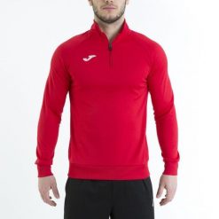 Bluza piłkarska męska Joma Faraon. Czerwone bluzy męskie Joma, m, bez wzorów, bez kaptura. Za 159.60 zł.