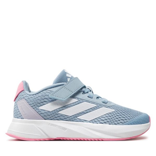 Sneakersy adidas. Czarne trampki i tenisówki chłopięce Adidas, bez wzorów, bez zapięcia. Za 119.99 zł.