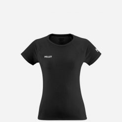 Koszulka damska z krótkim rękawem Millet Fusion active fit Polartec Power Dry. Czarne t-shirty damskie Millet, m, bez wzorów, bez kołnierzyka. W wyprzedaży za 139.00 zł.