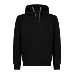 Bluza z kapturem zapinana na zamek błyskawiczny CMP. Szare bluzy męskie CMP, xl, bez wzorów, z materiału, z kapturem. Za 285.70 zł.
