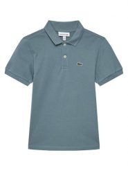 Lacoste Polo PJ8456 Zielony Regular Fit. Zielone t-shirty dla chłopców Lacoste, bez wzorów, z bawełny, bez ramiączek. Za 169.99 zł.