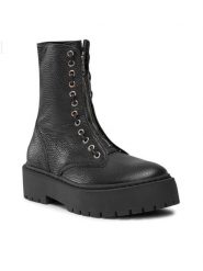 Steve Madden Trapery Odilia Bootie SM11002631 SM11002631-017 Czarny. Czarne kozaki damskie Steve Madden, ze skóry. Za 799.99 zł.