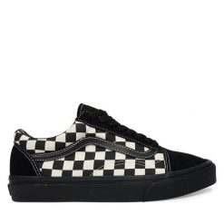 Tenisówki Vans. Czarne trampki i tenisówki damskie Vans, bez wzorów, bez zapięcia. Za 399.99 zł.