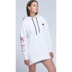 Bluza kibica damska BLD500 - biały. Bluzy damskie 4f. W wyprzedaży za 119.99 zł.