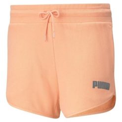 Spodenki Puma Basics 4", Różowy, Kobiety. Czerwone szorty sportowe damskie Puma, xs, bez wzorów, z bawełny, sportowe. Za 148.20 zł.