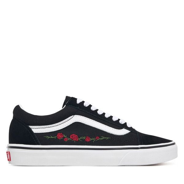 Tenisówki Vans. Czarne trampki i tenisówki damskie Vans, bez wzorów, bez zapięcia. Za 399.99 zł.