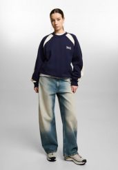 Bluza sportowa damska Prosto Speed bez kaptura. Niebieskie bluzy damskie Prosto., l, bez wzorów, z jeansu, bez kaptura. Za 224.99 zł.