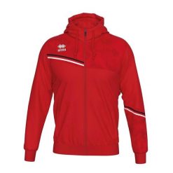 Bluza Errea Eber Ad Dorośli. Czarne bluzy sportowe męskie ERREA, s, bez wzorów, z materiału, z kapturem, na fitness i siłownię. Za 291.00 zł.