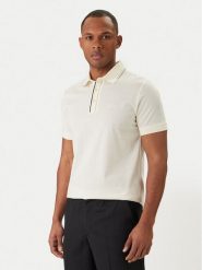 KARL LAGERFELD Polo 745002 562200 Écru Regular Fit. Koszulki polo męskie KARL LAGERFELD, m, bez wzorów, z bawełny, bez ramiączek. Za 589.99 zł.
