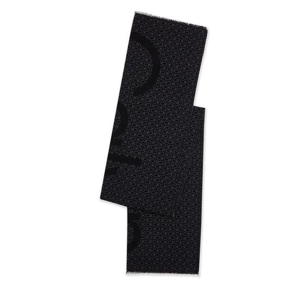 Szalik Calvin Klein. Czarne szaliki i chusty damskie Calvin Klein, bez wzorów. Za 369.99 zł.