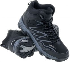 Buty trekkingowe męskie Martes grafitowe czarne r. 43. Czarne trekkingi męskie MARTES. Za 130.68 zł.