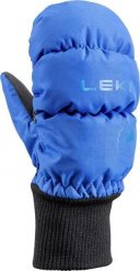 Leki RĘKAWICE Little Eskimo Mitt Short blue 5.0. Niebieskie rękawiczki dziecięce Leki, bez wzorów. Za 120.70 zł.