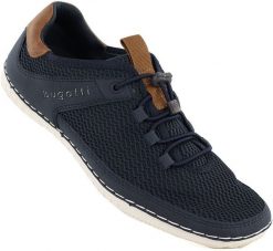 Bugatti Buty sportowe męskie wsuwane granatowe 325-AFF12-6900-4100 43. Buty sportowe męskie Bugatti, bez zapięcia. Za 349.99 zł.