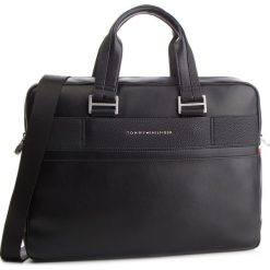 Torba na laptopa TOMMY HILFIGER - Th Business Computer Bag AM0AM04259 002. Niebieskie torby na laptopa męskie Tommy Hilfiger, ze skóry ekologicznej. Za 699.00 zł.