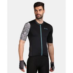 Męska koszulka kolarska Kilpi PICARD-M. Czarne buty sportowe męskie Kilpi, m, bez wzorów, bez kołnierzyka, bez ramiączek, rowerowe. Za 215.49 zł.