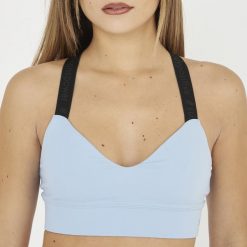 Crop top do treningu DESPINA. Czarne obuwie sportowe damskie Legea, bez wzorów, z elastanu, na fitness i siłownię. W wyprzedaży za 92.00 zł.