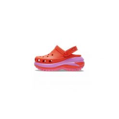 Buty do chodzenia damskie Crocs Mega Crush Clog Lava. Brązowe sandały damskie Crocs, bez wzorów, z materiału, bez obcasa, bez zapięcia. Za 469.99 zł.