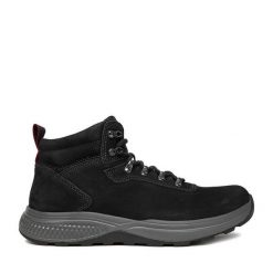 Trzewiki Lasocki. Czarne botki męskie Lasocki, bez wzorów, bez zapięcia. Za 279.99 zł.