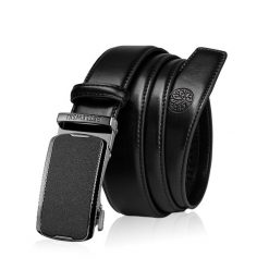 Skórzany pasek męski BETLEWSKI Czarny 135. Czarne paski damskie Betlewski, bez wzorów, ze skóry. Za 99.00 zł.