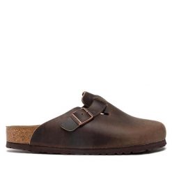 Klapki Birkenstock. Brązowe klapki męskie Birkenstock. Za 649.99 zł.