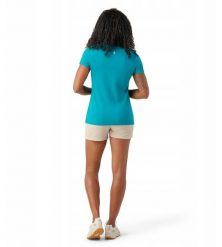 Smartwool W'S Sage Plant Graphic Short Sleeve Tee Slim Fit, L39, XS. T-shirty damskie Smartwool, l, bez wzorów, bez kołnierzyka. Za 220.03 zł.
