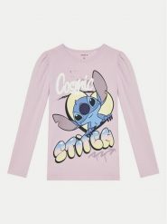 NAME IT Bluzka 13238278 Różowy Regular Fit. Czerwone t-shirty i topy dla dziewczynek Name it, bez wzorów, z bawełny, bez ramiączek. Za 59.99 zł.