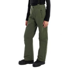 Dziewczęce spodnie narciarskie Protest Sunny. Zielone buty zimowe dziewczęce Protest, bez wzorów, bez zapięcia. Za 424.50 zł.