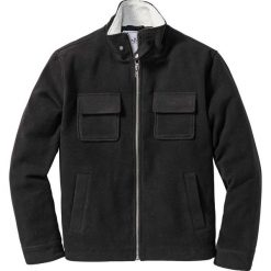 Kurtka ze sztucznym futerkiem w kołnierzu Regular Fit bonprix czarny. Kurtki męskie marki bonprix. Za 124.99 zł.