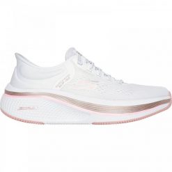 Buty do biegania damskie SKECHERS Go Run Elevate 2.0 Banyan. Białe obuwie sportowe damskie Skechers, bez wzorów, do biegania. Za 439.00 zł.