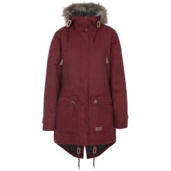 Trespass Clea - Kobieta Jkt Tp50 Merlot. Brązowe kurtki damskie Trespass, bez wzorów, z puchu, bez kaptura. Za 354.99 zł.