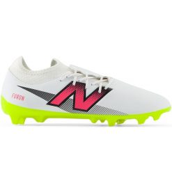 Korki męskie New Balance FURON V7+ DISPATCH FG SF3FH75 – białe. Białe buty sportowe męskie New Balance, z materiału, bez zapięcia, do piłki nożnej. Za 229.99 zł.
