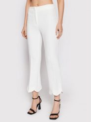 Babylon Spodnie materiałowe P_MF0602 Biały Regular Fit. Białe spodnie materiałowe damskie Babylon, l, bez wzorów, z materiału. Za 1,079.00 zł.