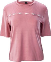 Hitec Damska koszulka zkrótkim rękawem Hi-tec Lady Elsu różowa rozmiar XS. Czerwone t-shirty damskie HITEC, xs, bez wzorów, bez kołnierzyka. Za 58.78 zł.