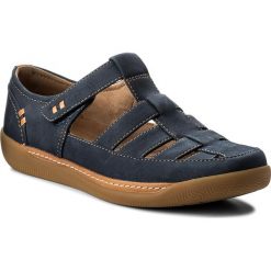 Sandały CLARKS - Un Haven Cove 261332524 Navy Nubuck. Klapki damskie marki Clarks. W wyprzedaży za 229.00 zł.