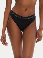Guess Figi brazylijskie O5RE25 KCF20 Czarny. Czarne figi damskie Guess, xs, z aplikacjami, z syntetyku. Za 89.99 zł.