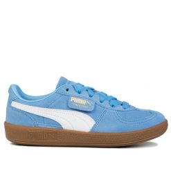 Buty damskie sportowe Puma Puma PALERMO. Białe obuwie sportowe damskie Puma, bez wzorów, z gumy, trekkingowe. Za 198.00 zł.