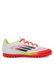 Adidas Buty do piłki nożnej F50 Club Turf IE1225 Biały. Białe buty sportowe męskie Adidas, ze skóry, bez zapięcia. Za 189.99 zł.
