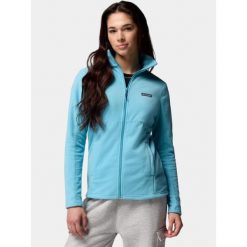 Sweter Damski Columbia Basin Trail III. Niebieskie swetry damskie Columbia, bez wzorów, sportowe, bez kołnierzyka, bez ramiączek, bez kaptura. Za 259.00 zł.