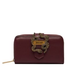 Portfel Just Cavalli. Czerwone portfele damskie Just Cavalli, bez wzorów. Za 389.99 zł.