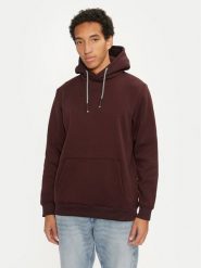 Brave Soul Bluza MSS-628SCHIZOIDI Bordowy Regular Fit. Czerwone bluzy męskie Brave Soul, m, bez wzorów, z syntetyku, bez kaptura. Za 119.99 zł.
