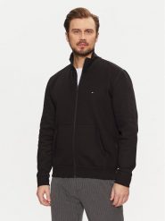 Tommy Hilfiger Bluza Essential MW0MW38083 Czarny Regular Fit. Czarne bluzy męskie Tommy Hilfiger, m, bez wzorów, z bawełny, bez kaptura. Za 309.99 zł.