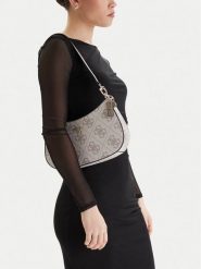 Guess Torebka 180227 Beżowy. Brązowe torebki do ręki damskie Guess, z aplikacjami, ze skóry, bez dodatków. Za 549.99 zł.