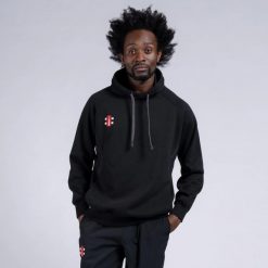 Bluza z kapturem Gray-Nicolls Storm. Czarne bluzy męskie GRAY-NICOLLS, l, bez wzorów, z materiału, z kapturem, na fitness i siłownię. Za 262.50 zł.