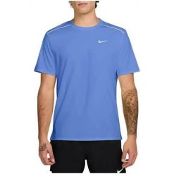 Koszulka treningowa męska Nike IF2082494. Niebieskie koszulki sportowe męskie Nike, m, bez wzorów, bez kołnierzyka, bez ramiączek, do biegania. Za 269.00 zł.