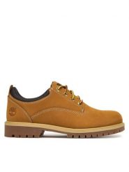 Timberland Półbuty Heritage TB0A5S9W7541 Brązowy. Brązowe półbuty na co dzień męskie Timberland, z nubiku, bez zapięcia. Za 749.99 zł.