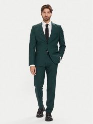 HUGO Garnitur Arti-Hesten253X 50544524 Zielony Extra Slim Fit. Zielone garnitury męskie Hugo, bez wzorów, z syntetyku. Za 1,849.00 zł.
