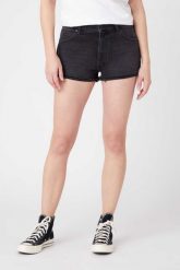 WRANGLER FESTIVAL SHORT DAMSKIE SHORTY JEANSOWE JEANS BLACK TRACK W26FKL97V 112128029. Czarne szorty damskie Wrangler, s, bez wzorów, z jeansu. Za 169.99 zł.